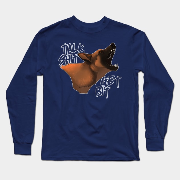 talk shit, get bit! Long Sleeve T-Shirt by Fox & Roses